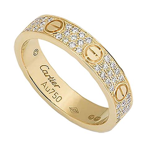 cartier love wedding band ring|cartier love interlocking ring.